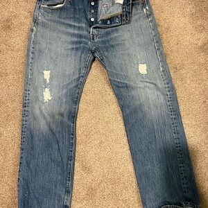 Levi's 501 Men's Straight Blue Jeans